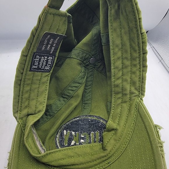 Lucky Brand Adults Green Adjustable Hat Cap Comfort Casual Outdoors Athletic - Picture 7 of 9